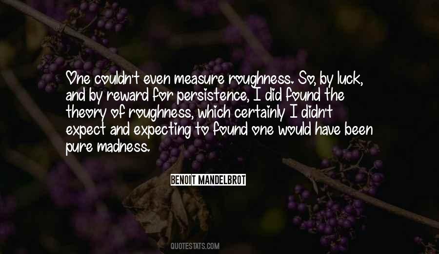 Quotes About Roughness #1392116