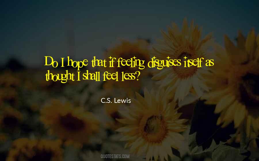 Quotes About Hope Cs Lewis #1011970