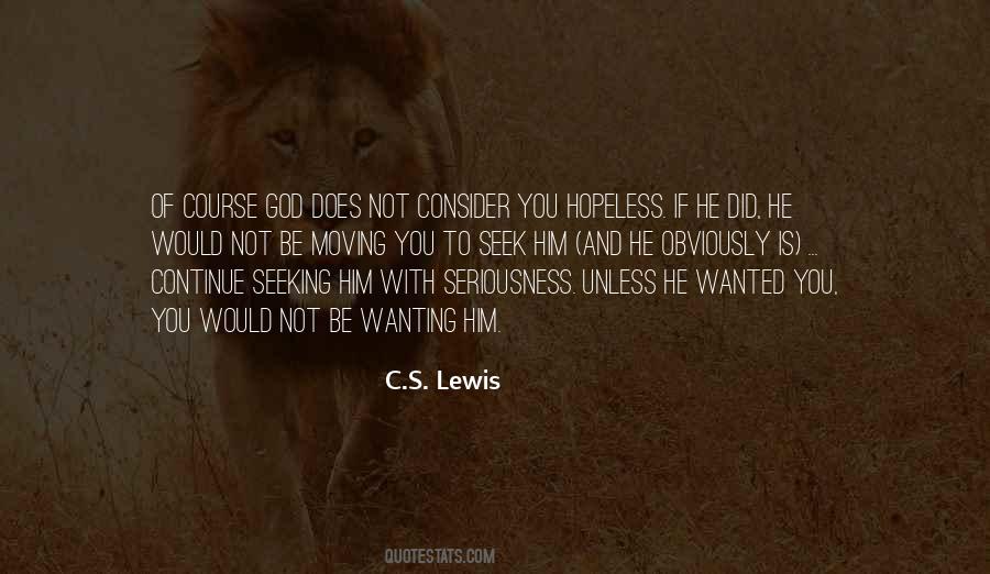Quotes About Hope Cs Lewis #1344663