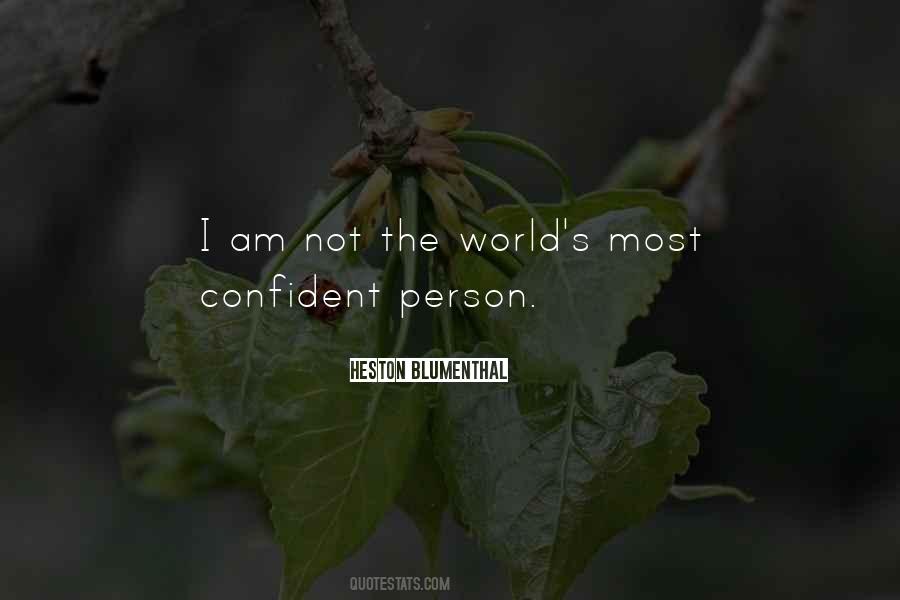 Confident Person Quotes #1385607