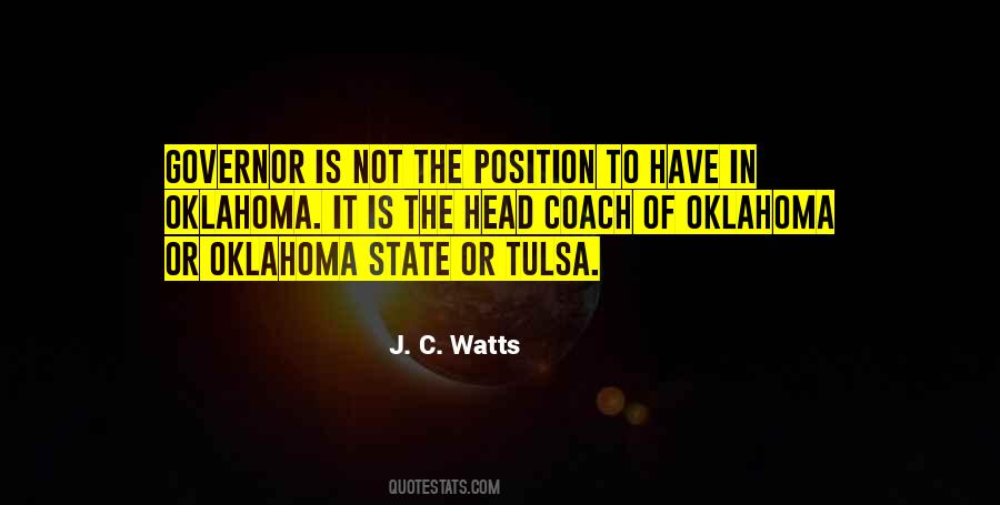 Quotes About The State Of Oklahoma #877896
