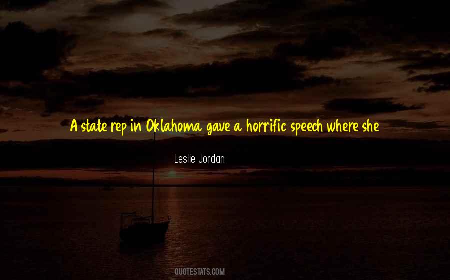 Quotes About The State Of Oklahoma #973678