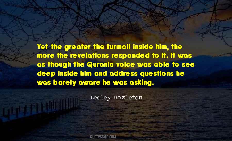 Quotes About Turmoil #1362470