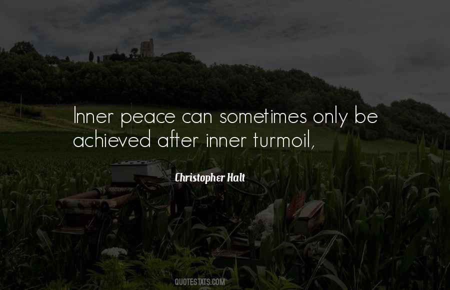 Quotes About Turmoil #1672877