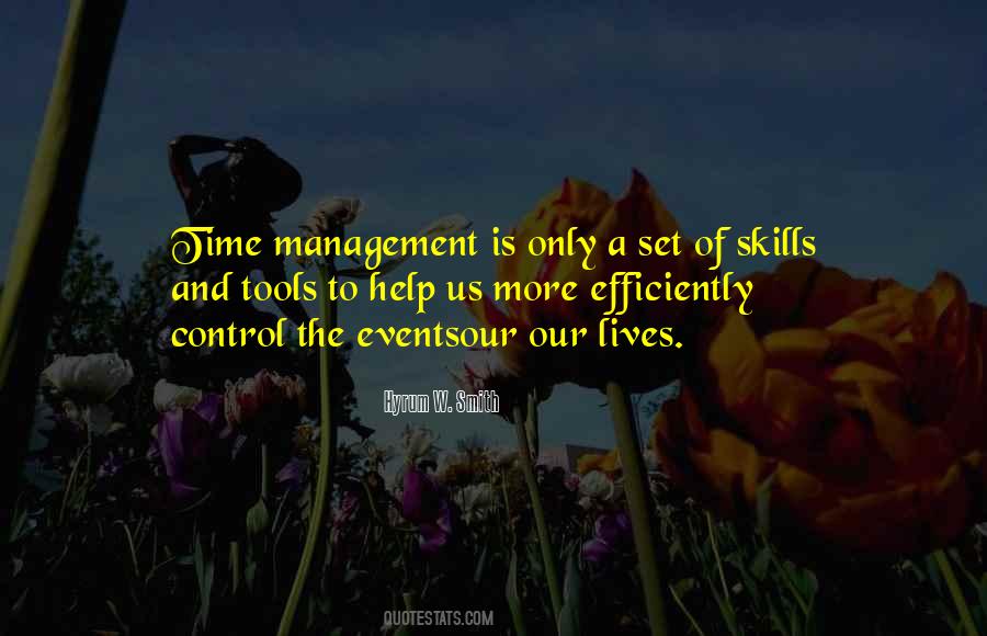 Quotes About Management Of Time #143072