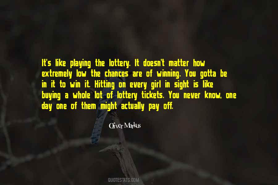 Quotes About Lottery #1020985