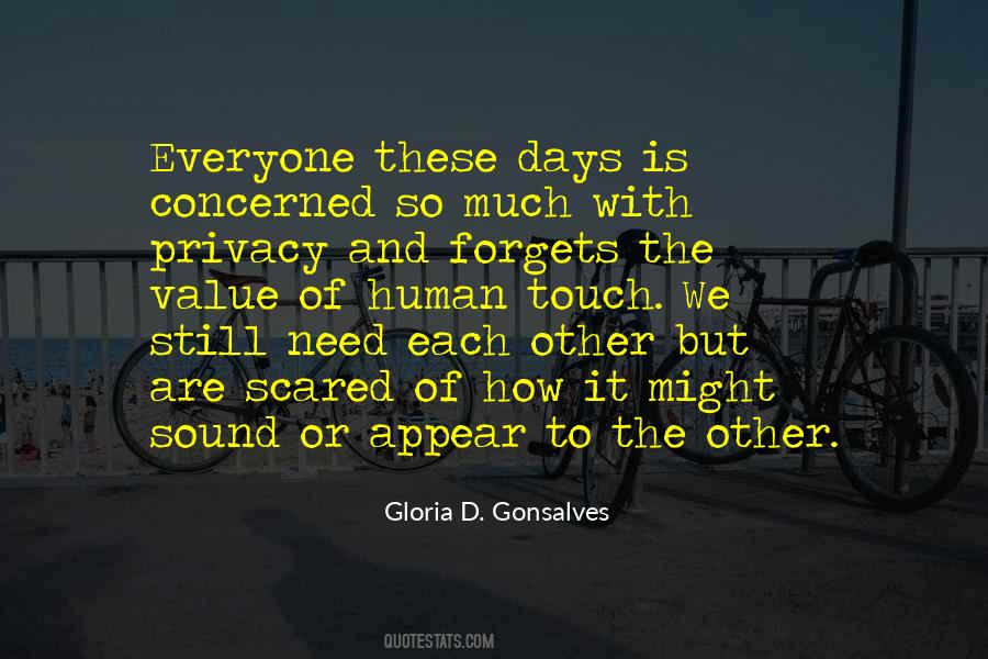 Gonsalves Quotes #1081930