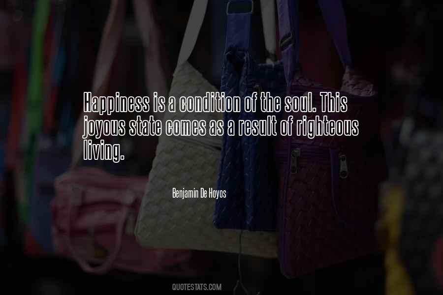 Living Righteous Quotes #1379437