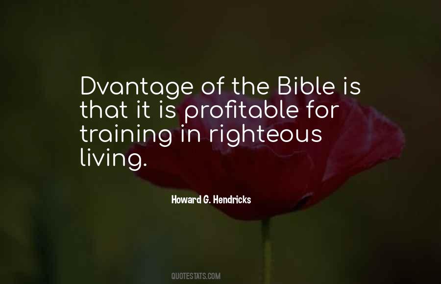 Living Righteous Quotes #810799