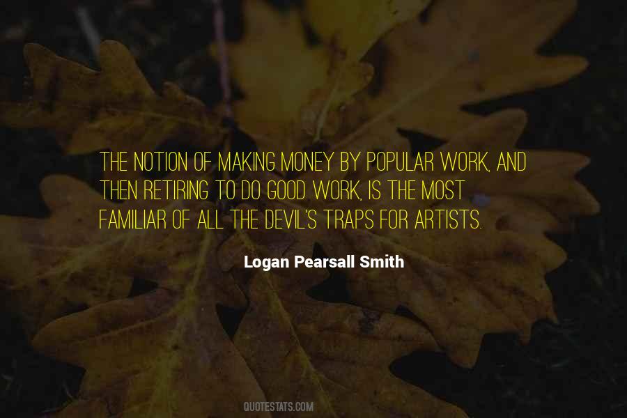 Quotes About The Devil's Work #1825771