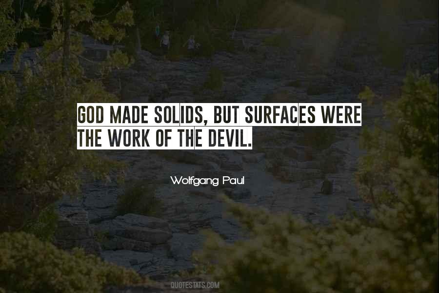 Quotes About The Devil's Work #326978