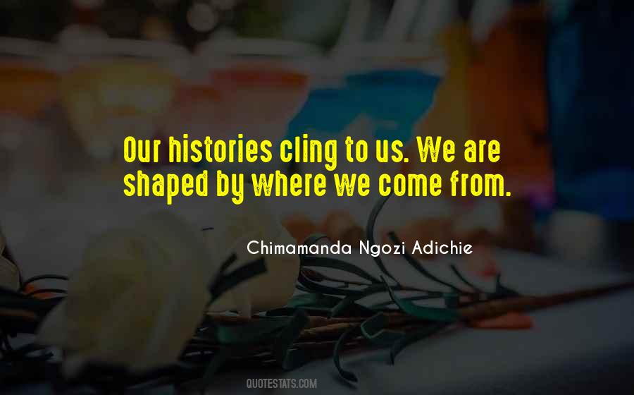 Where We Come Quotes #609216