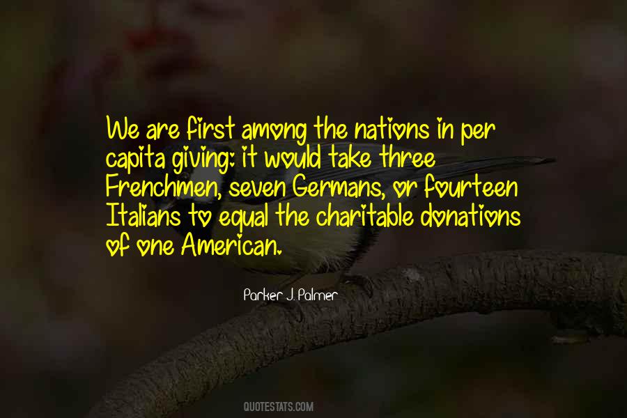 Charitable Donations Quotes #73953