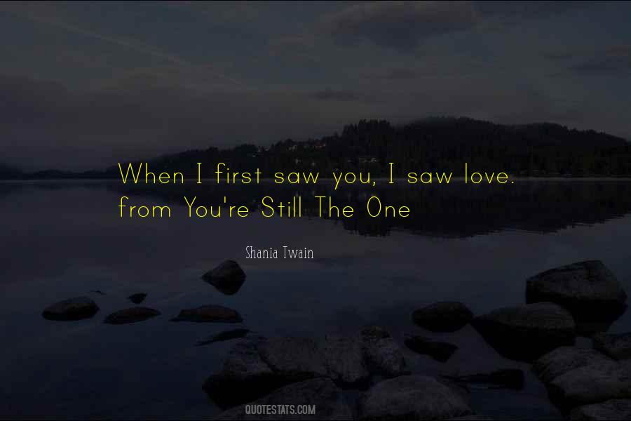 Quotes About When I First Saw You #165318