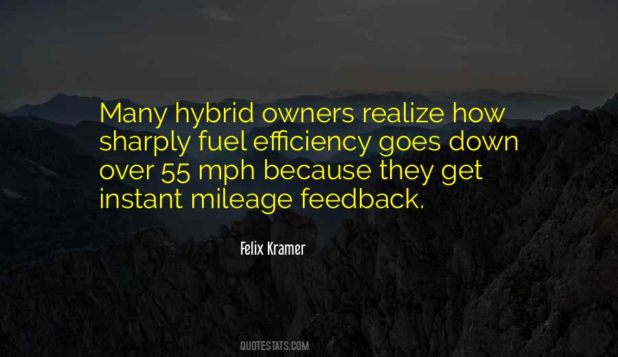 Quotes About Fuel Efficiency #1671626