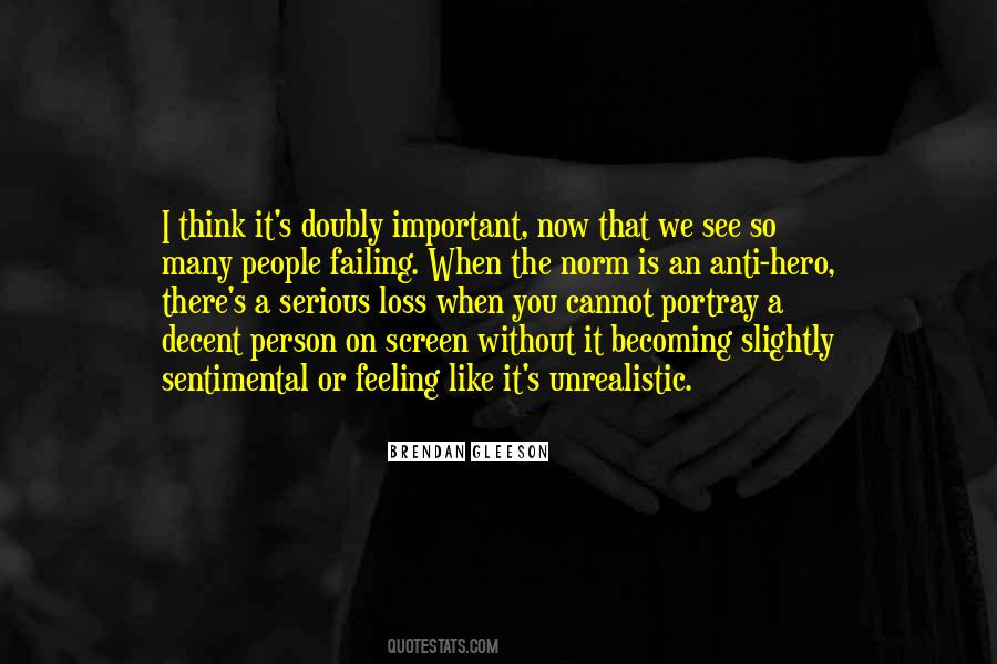 Quotes About Feeling Less Important #197503