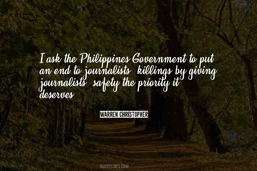Quotes About Philippines Government #519402