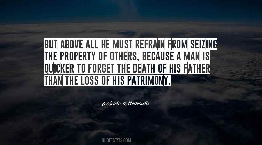 Death Of His Father Quotes #1037752