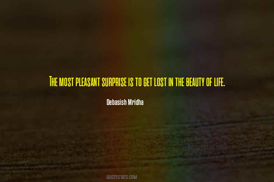 Pleasant Surprise Quotes #65942