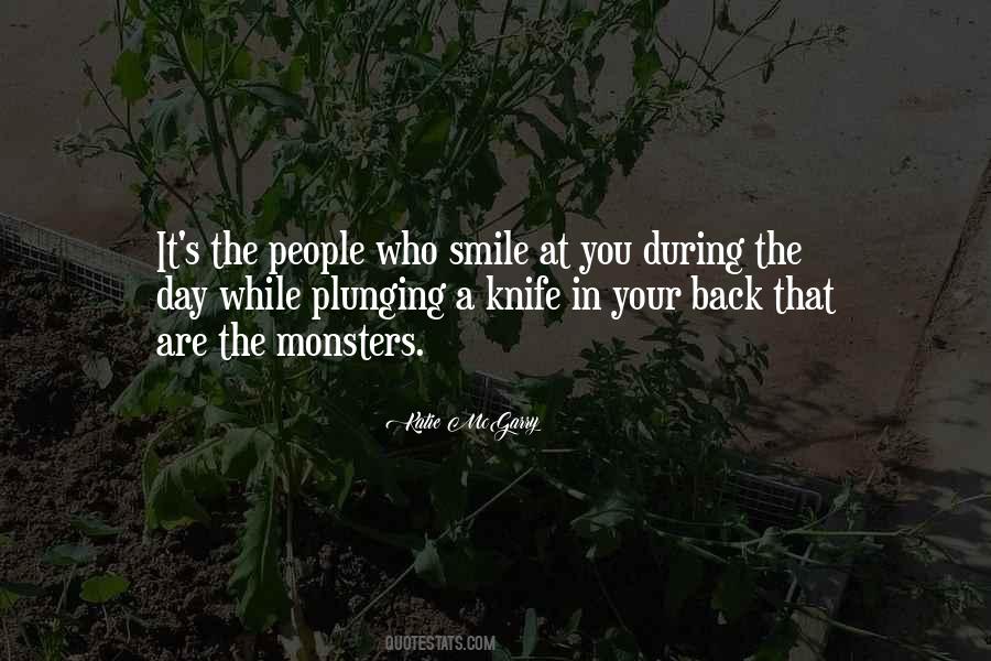 Quotes About A Knife #1164383