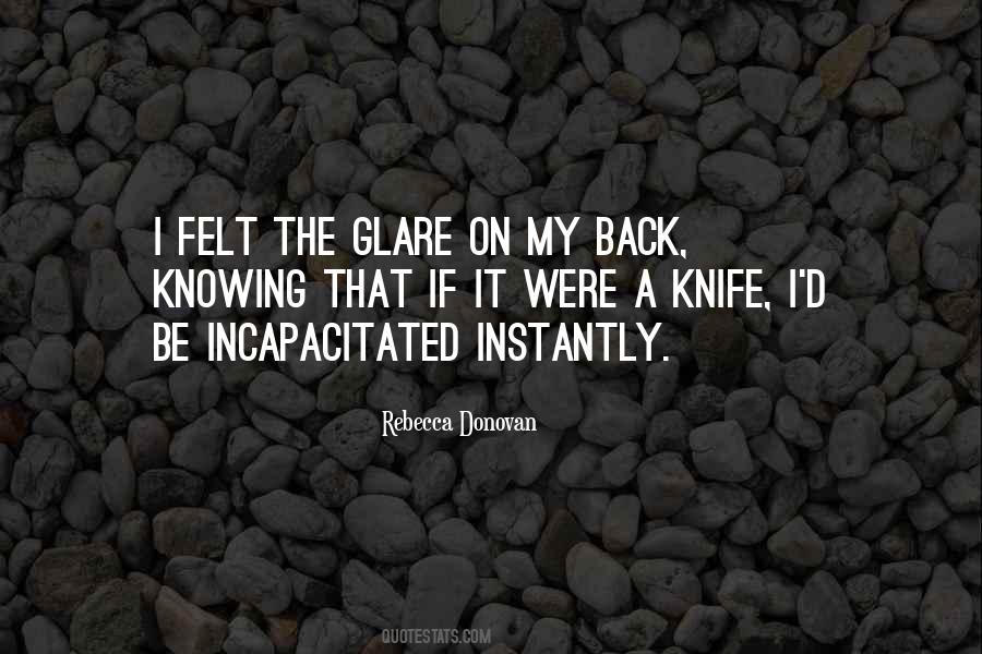 Quotes About A Knife #1212295