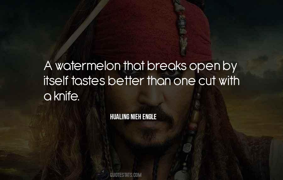 Quotes About A Knife #1289337