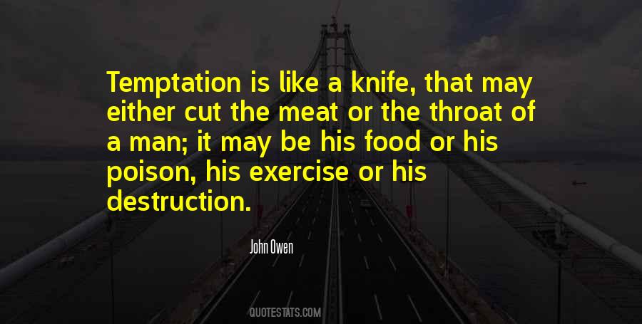 Quotes About A Knife #1356412
