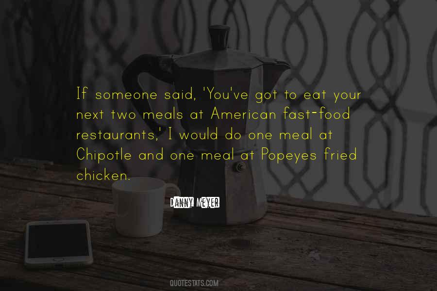 Quotes About Fried Chicken #787097