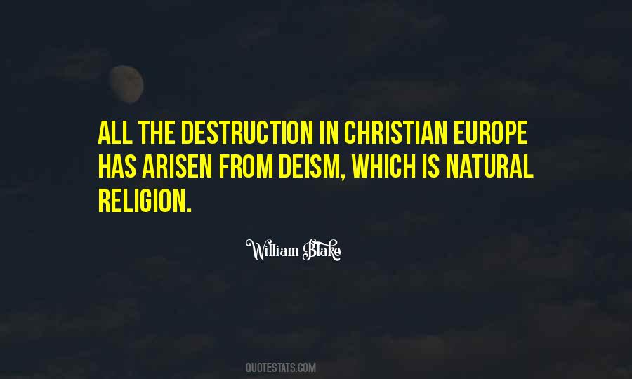 Deism Religion Quotes #1318253