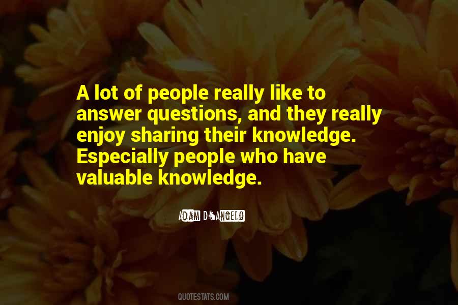 Quotes About Sharing Of Knowledge #519615