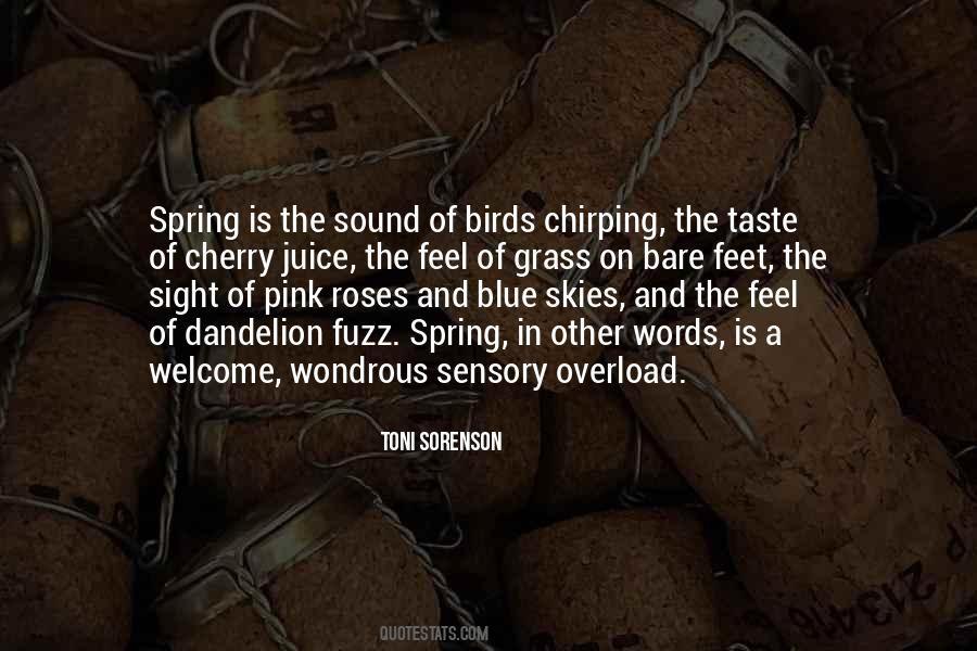 Chirping Sound Quotes #991526