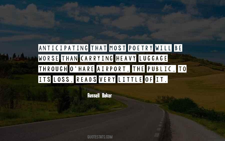 Heavy Luggage Quotes #1468885