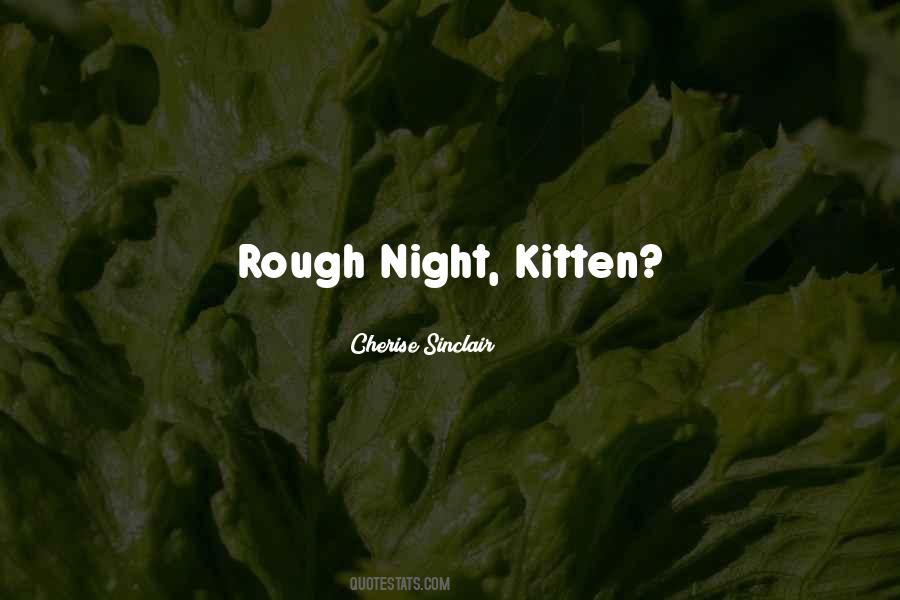 Rough Night Quotes #1040030