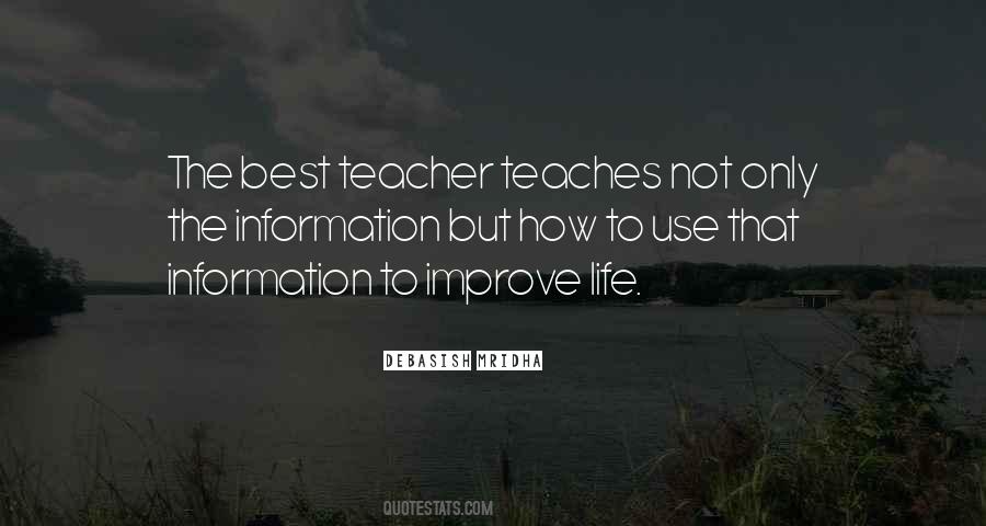 Improve Life Quotes #805792