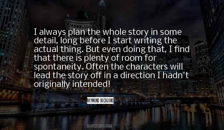 Quotes About Story Writing #29374