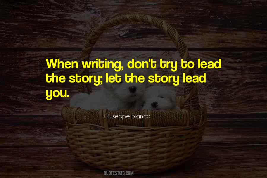 Quotes About Story Writing #74565