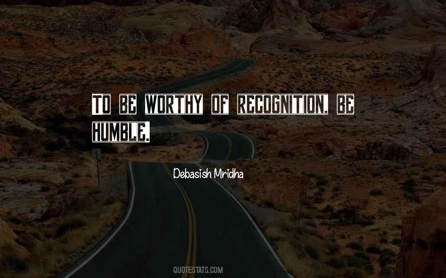 Quotes About Recognition #1727378