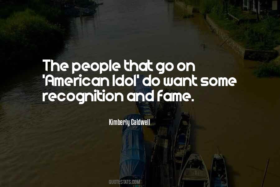 Quotes About Recognition #1818064