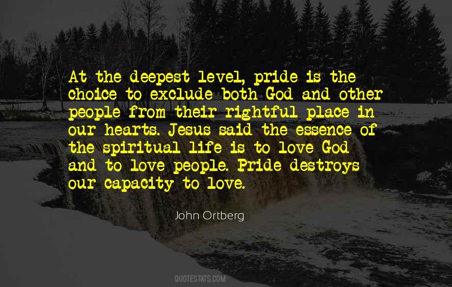 Spiritual Pride Quotes #1232763