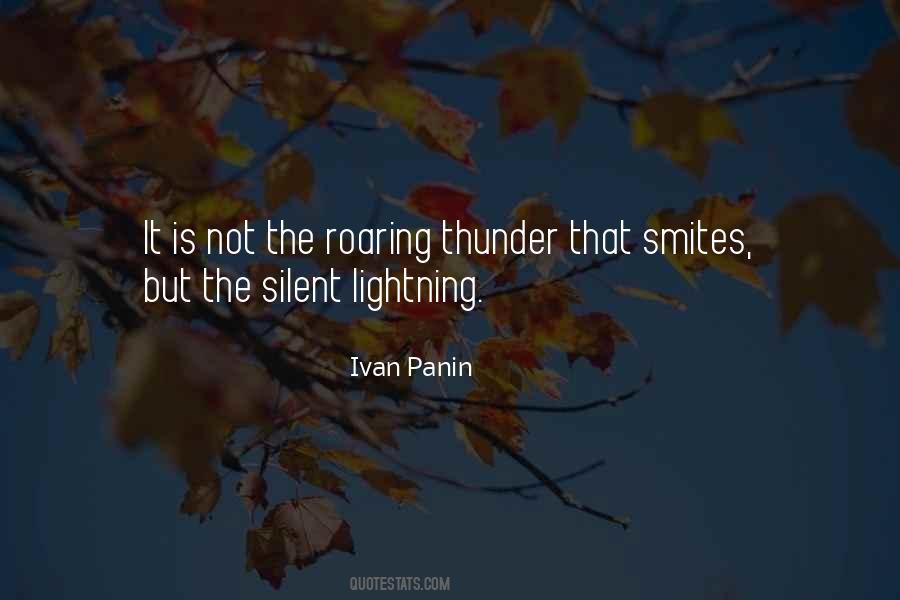 Quotes About Thunder And Lightning #1064129