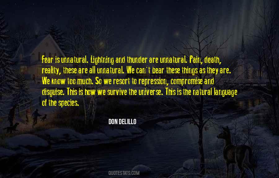Quotes About Thunder And Lightning #1139508