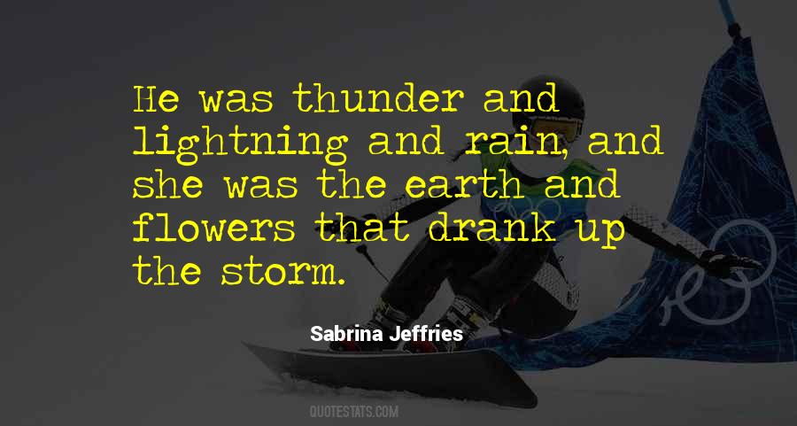 Quotes About Thunder And Lightning #1445822