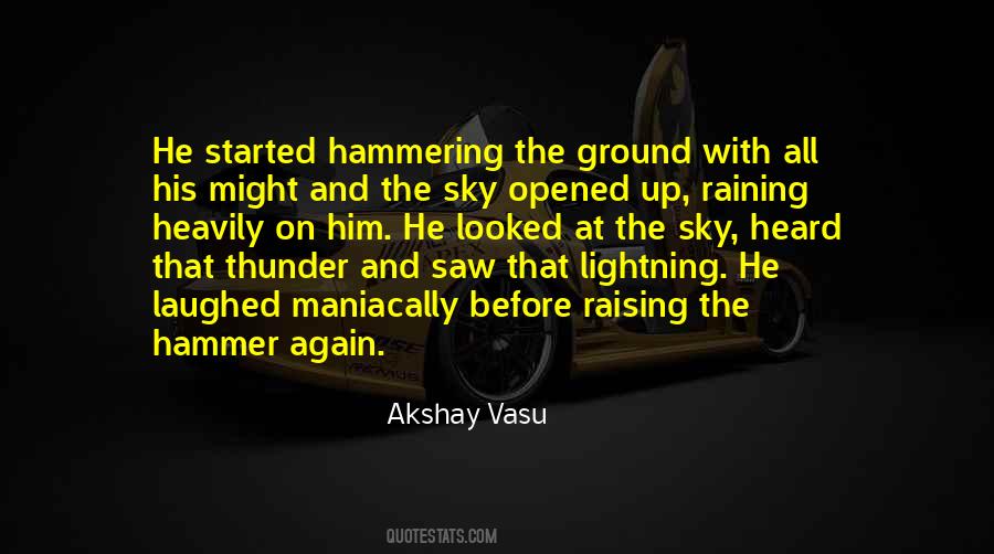 Quotes About Thunder And Lightning #164330