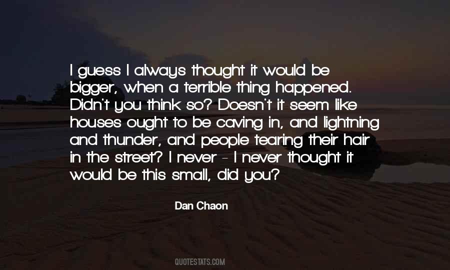 Quotes About Thunder And Lightning #241659