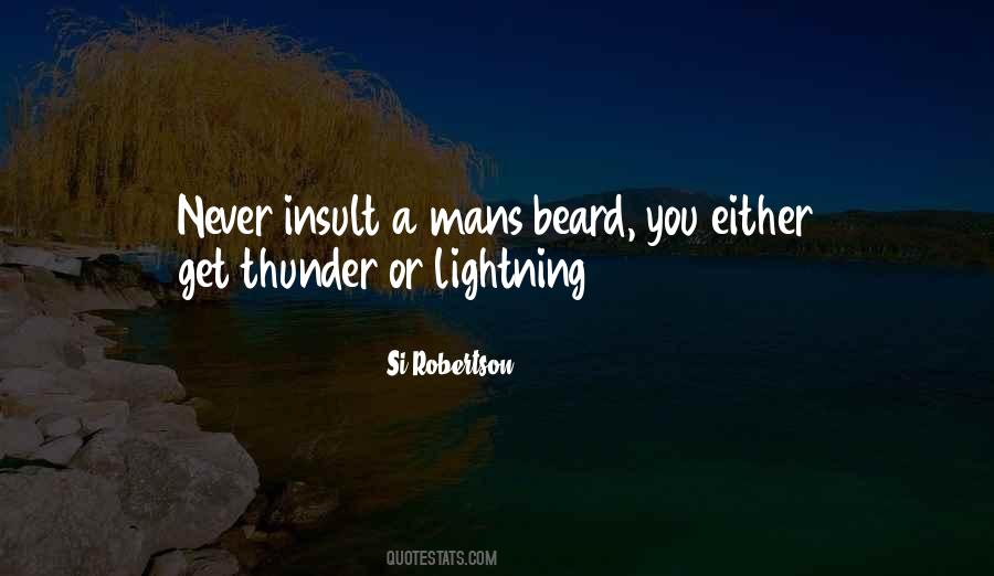 Quotes About Thunder And Lightning #48121