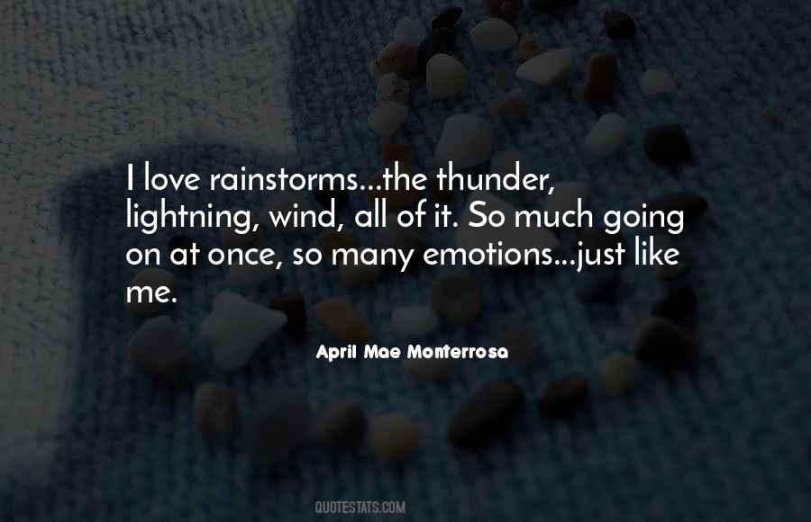 Quotes About Thunder And Lightning #711671