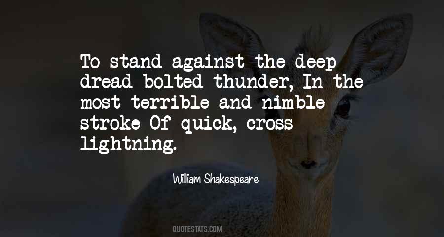 Quotes About Thunder And Lightning #762437