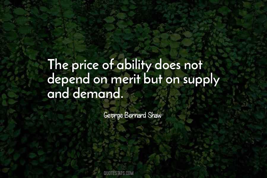 Quotes About Supply And Demand #201497