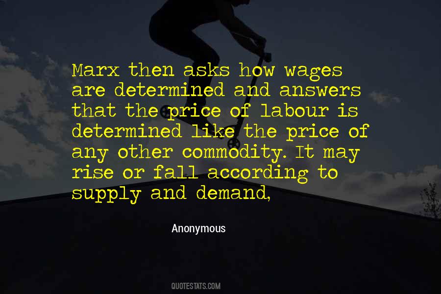 Quotes About Supply And Demand #480600