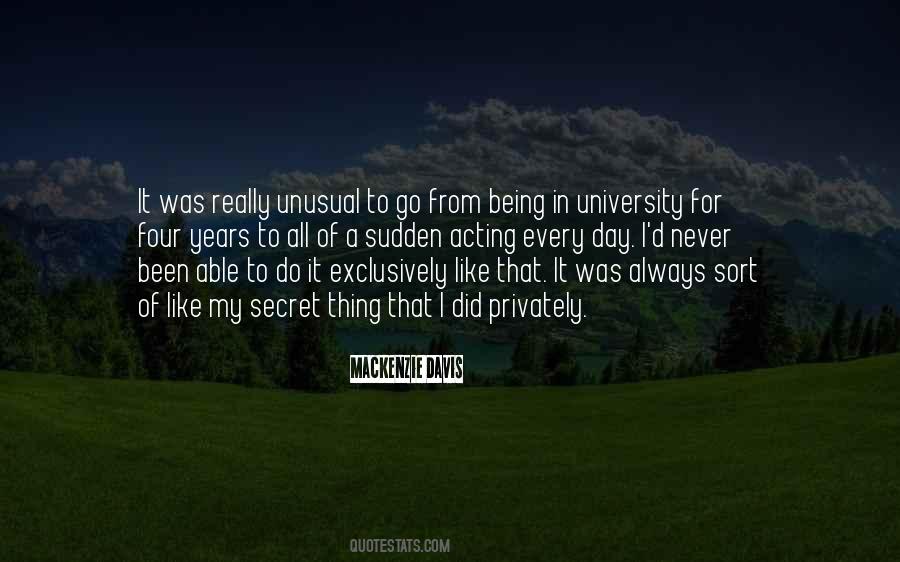 Being A Secret Quotes #425913